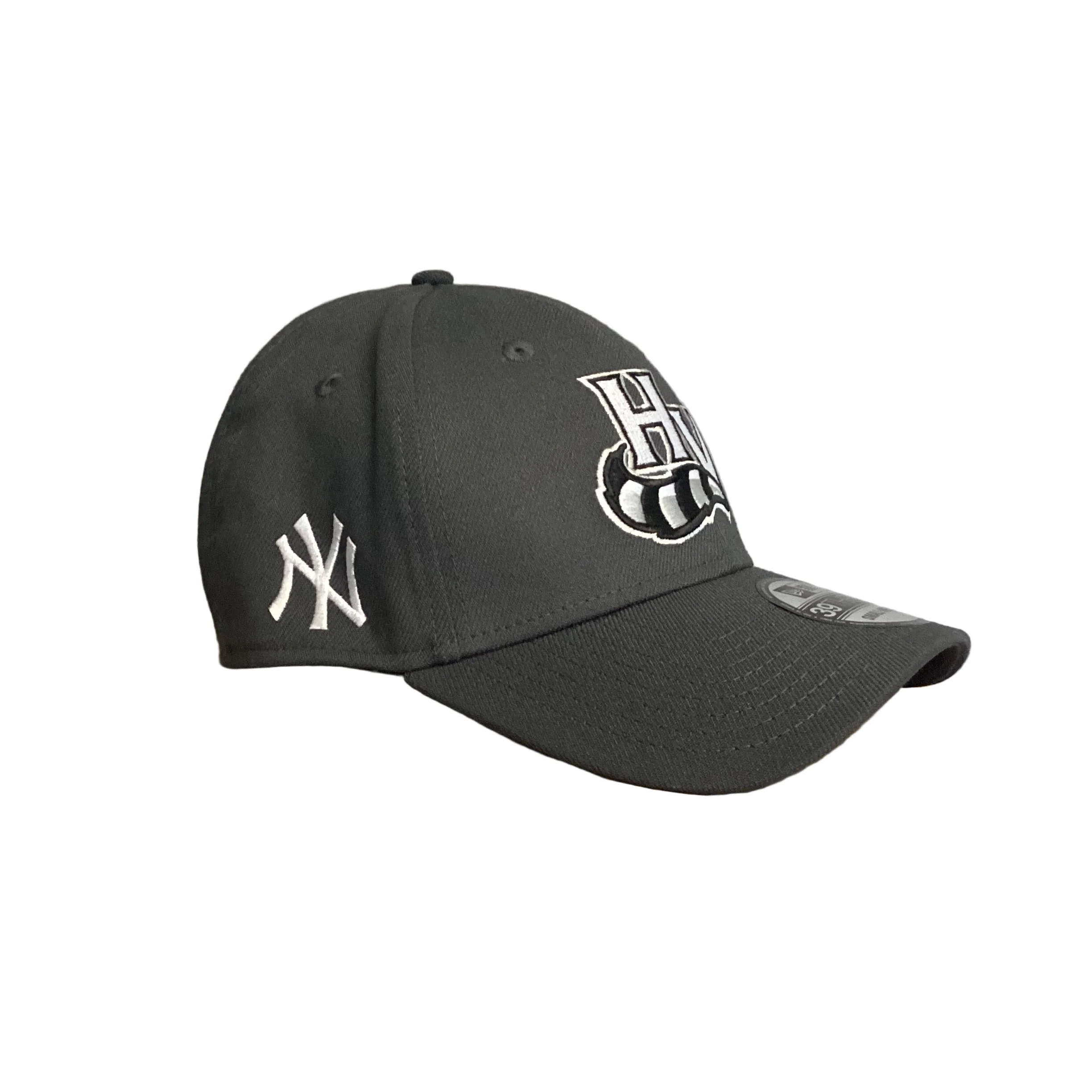 HVR x NYY Dark Graphite New Era 3930 Flex Fit Cap - Image 2