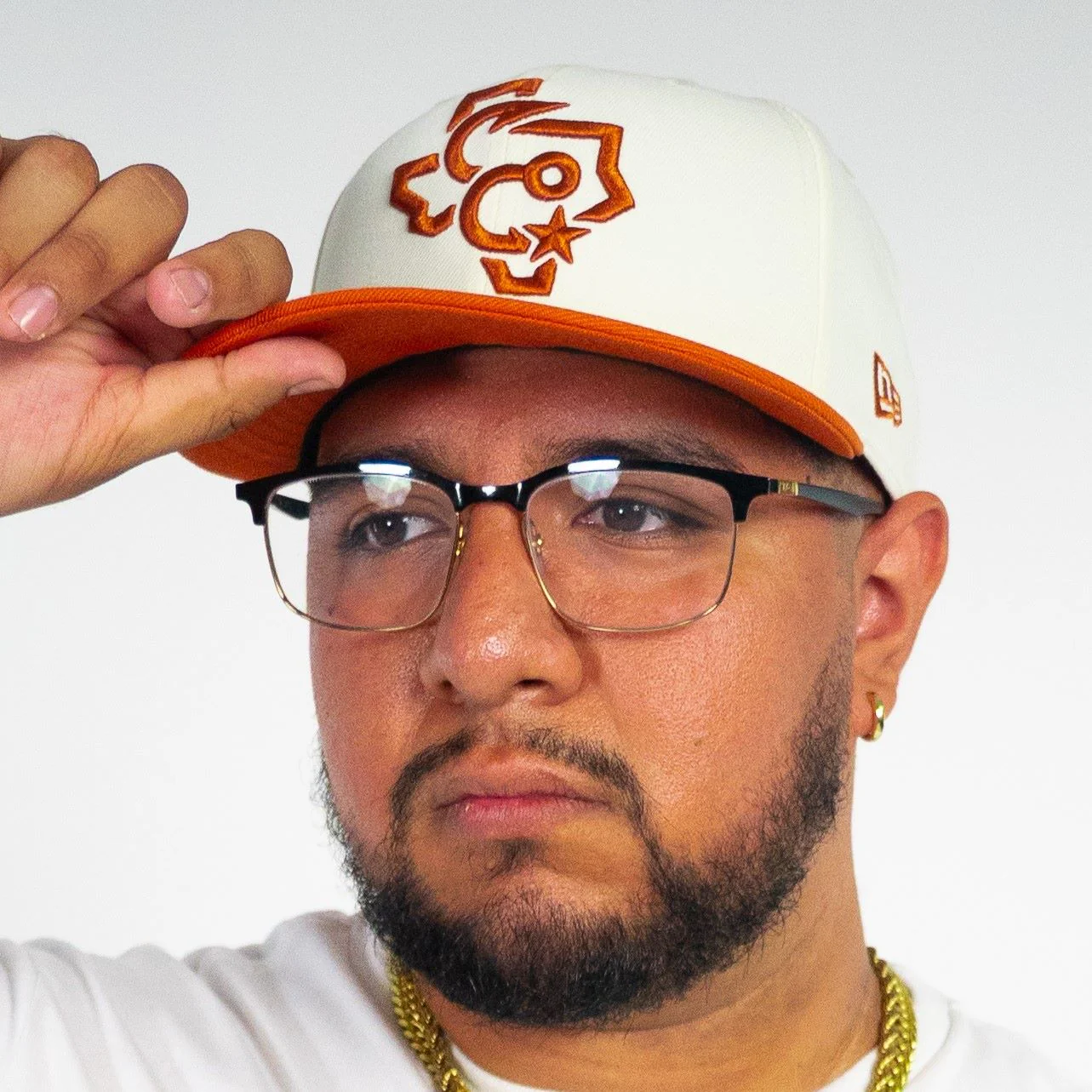 Corpus Christi Hooks New Era - 59fifty Fitted - Fashion Collection - Orange / Cream Road Cap