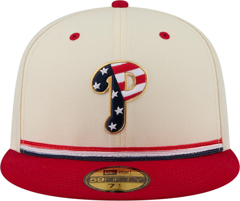 New Era 59Fifty Philadelphia Phillies 2026 Stars and Stripes Fitted Hat - Image 2