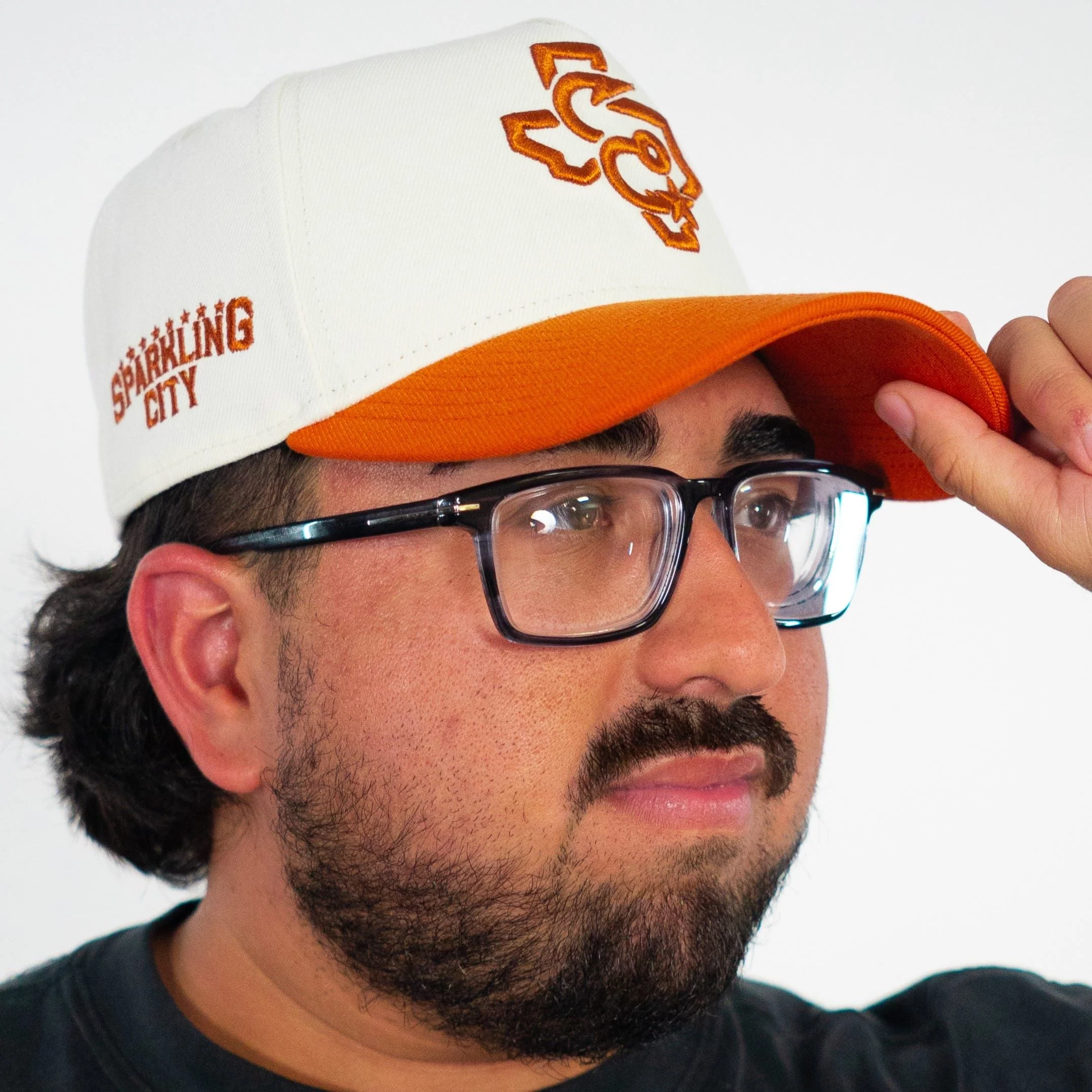 Corpus Christi Hooks New Era - 9forty A Frame - Fashion Collection - Orange / Cream Road Cap