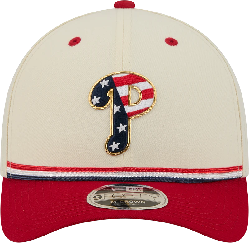 New Era 9Forty M-Crown Philadelphia Phillies Stars and Stripes Hat - Image 2