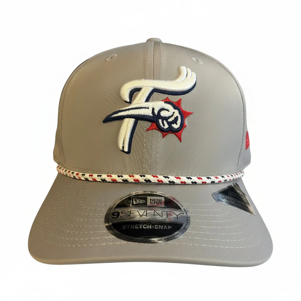 New Era 9Seventy Grey F-Fist w/ Rope Stretch Snap Hat