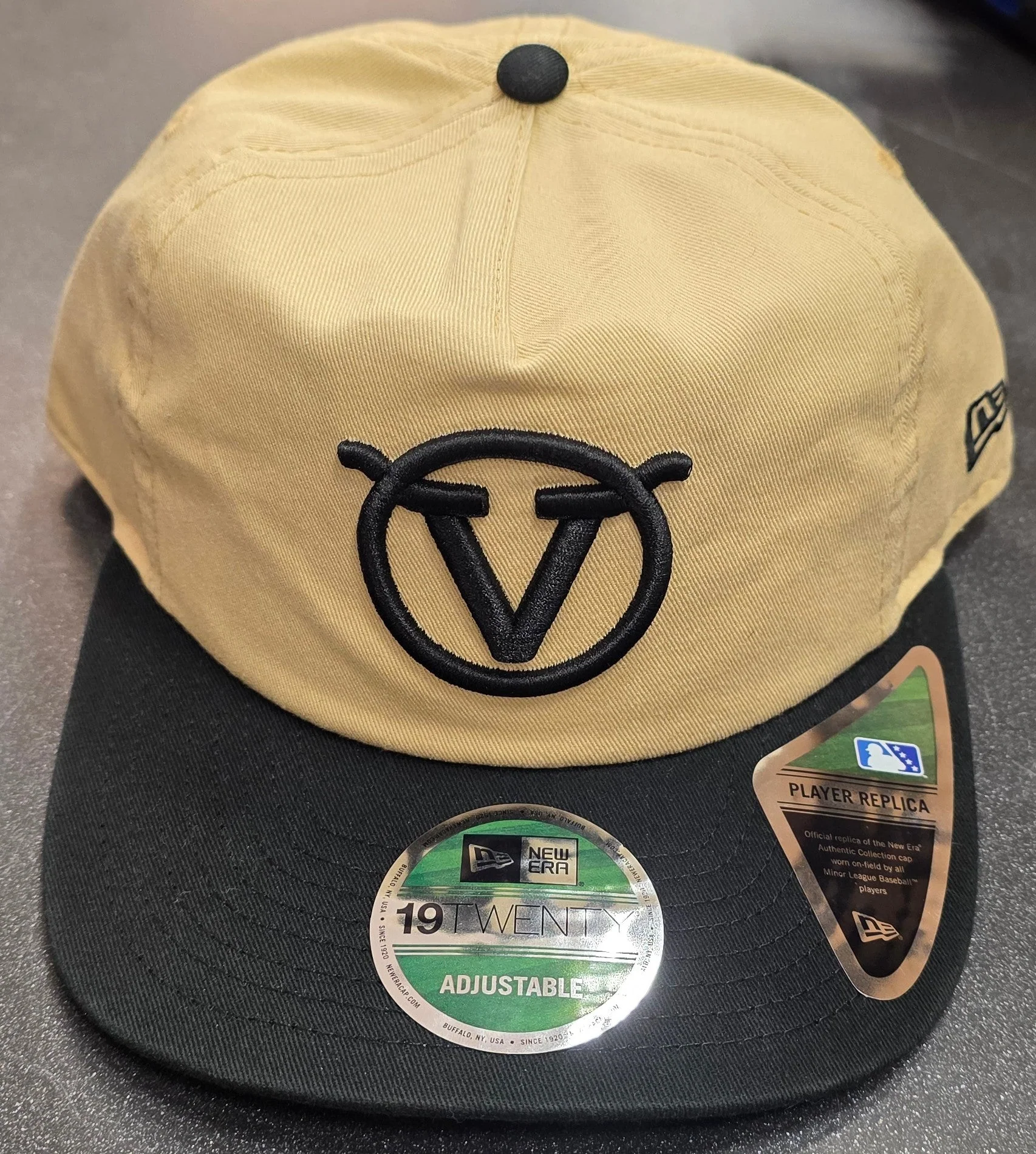 New Era Alternate Tan V Snapback Hat