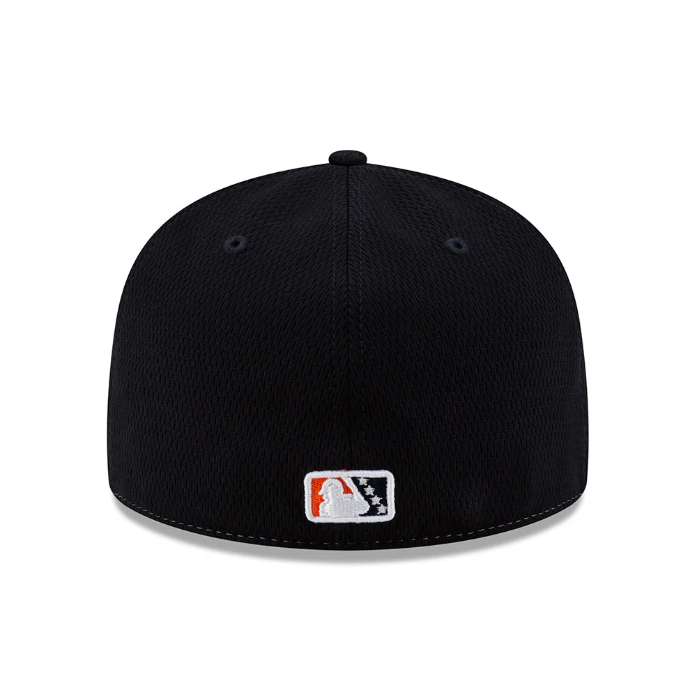 New Era Authentic Collection Batting Practice Spruce Navy/Orange/Navy 59FIFTY Fitted Hat - Image 3