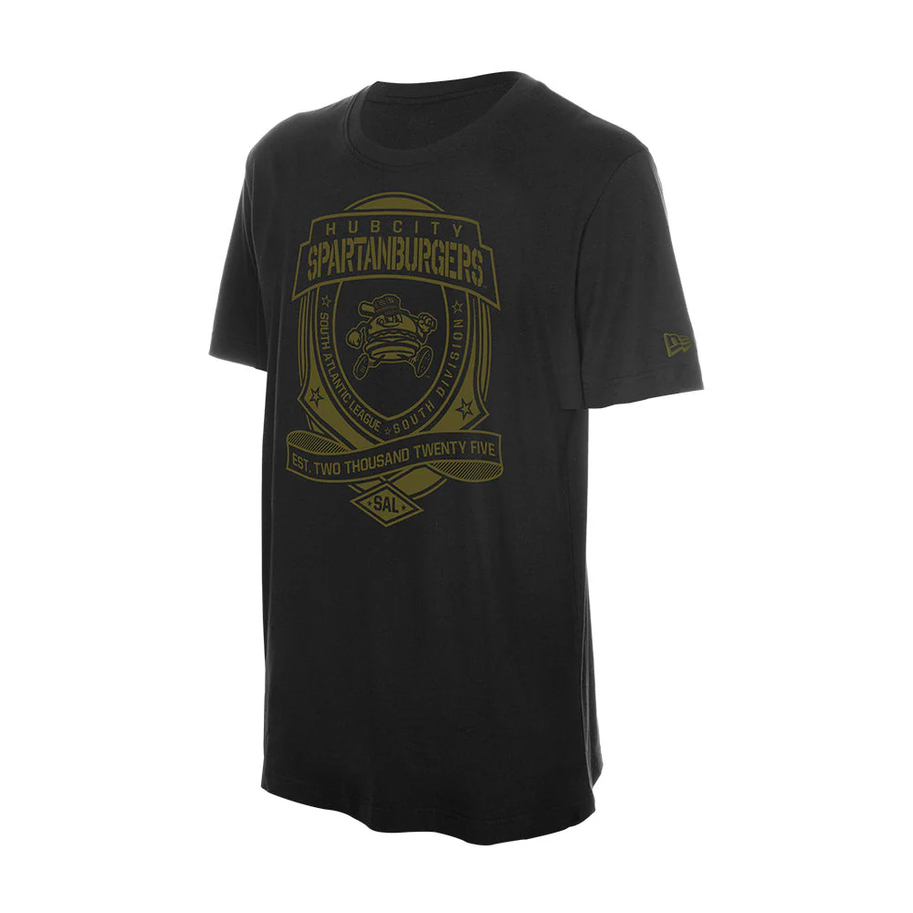 New Era Black Short Sleeve Armed Forces Day Tee