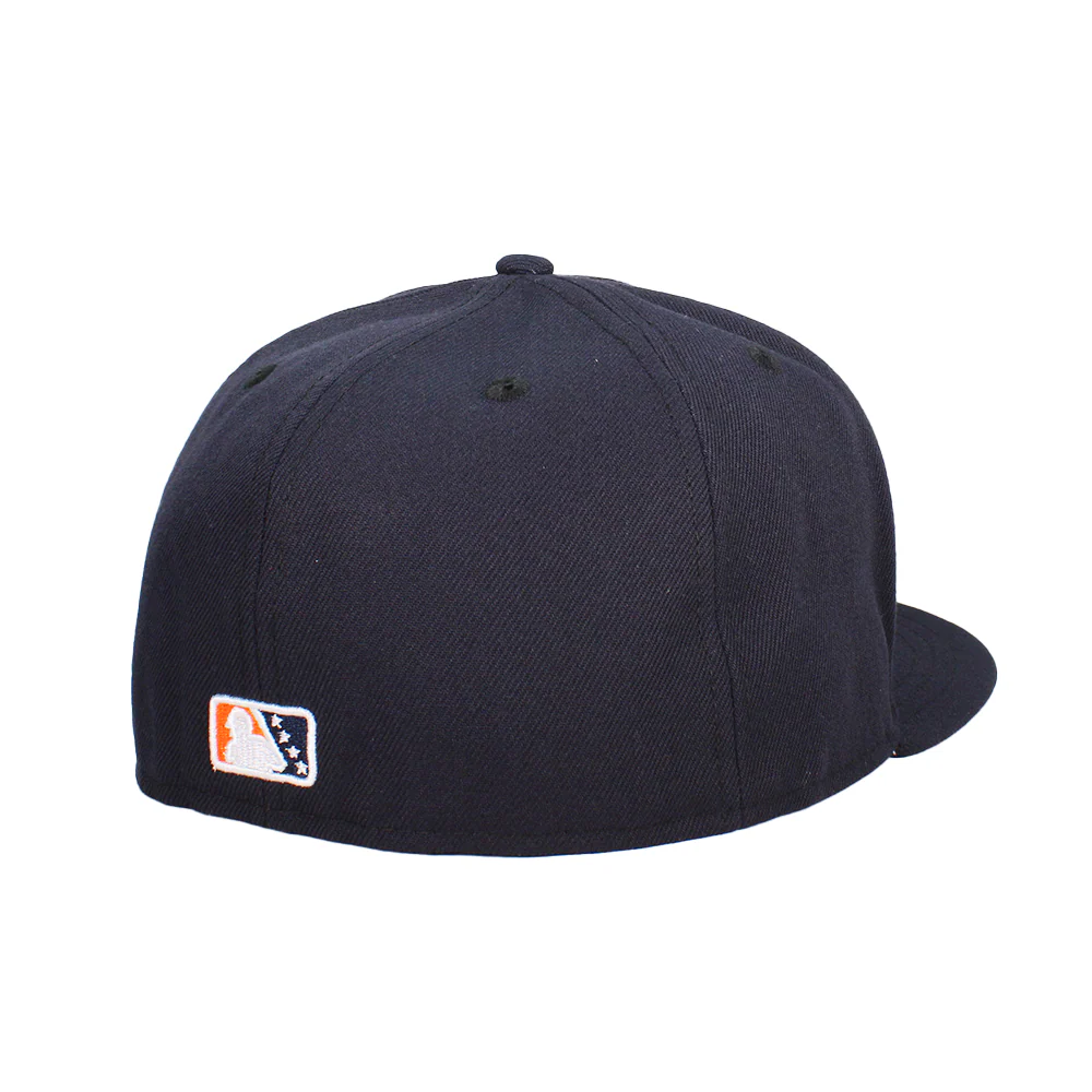 New Era Las Vegas Script Navy/Orange 59FIFTY Fitted Hat - Image 3