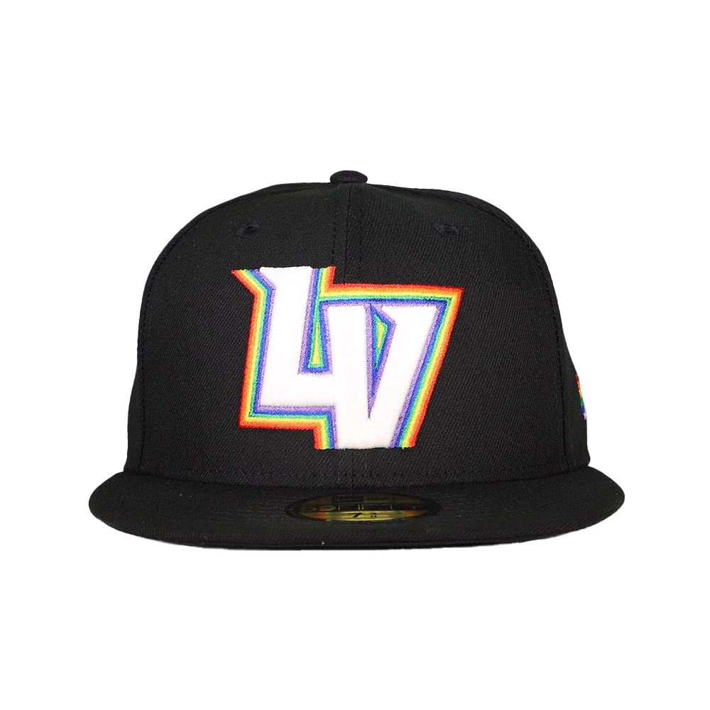 New Era LV Prismatic Black 59FIFTY Fitted Hat - Image 3