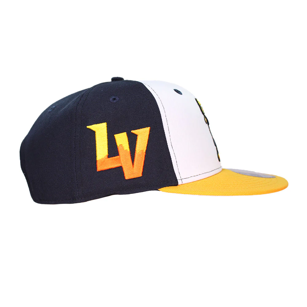 New Era Spruce White/Navy/Gold 9FIFTY Snapback Cap - Image 3
