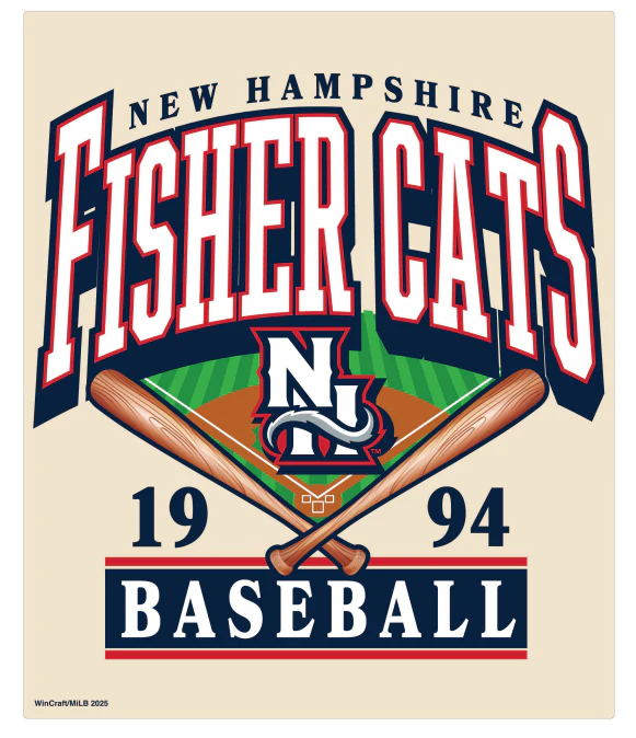 New Hampshire Fisher Cats 2004 Plush Blanket