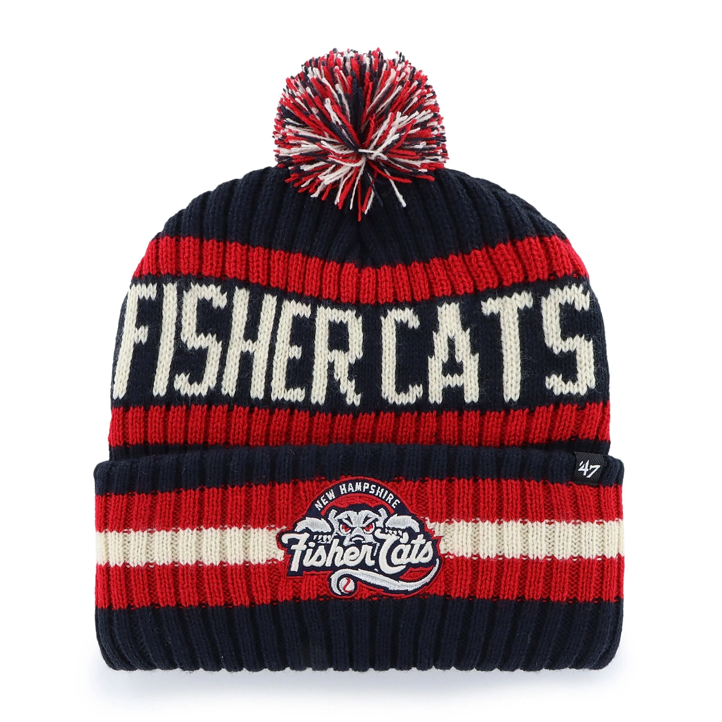 New Hampshire Fisher Cats '47 Brand Bering Cuff Knit Navy