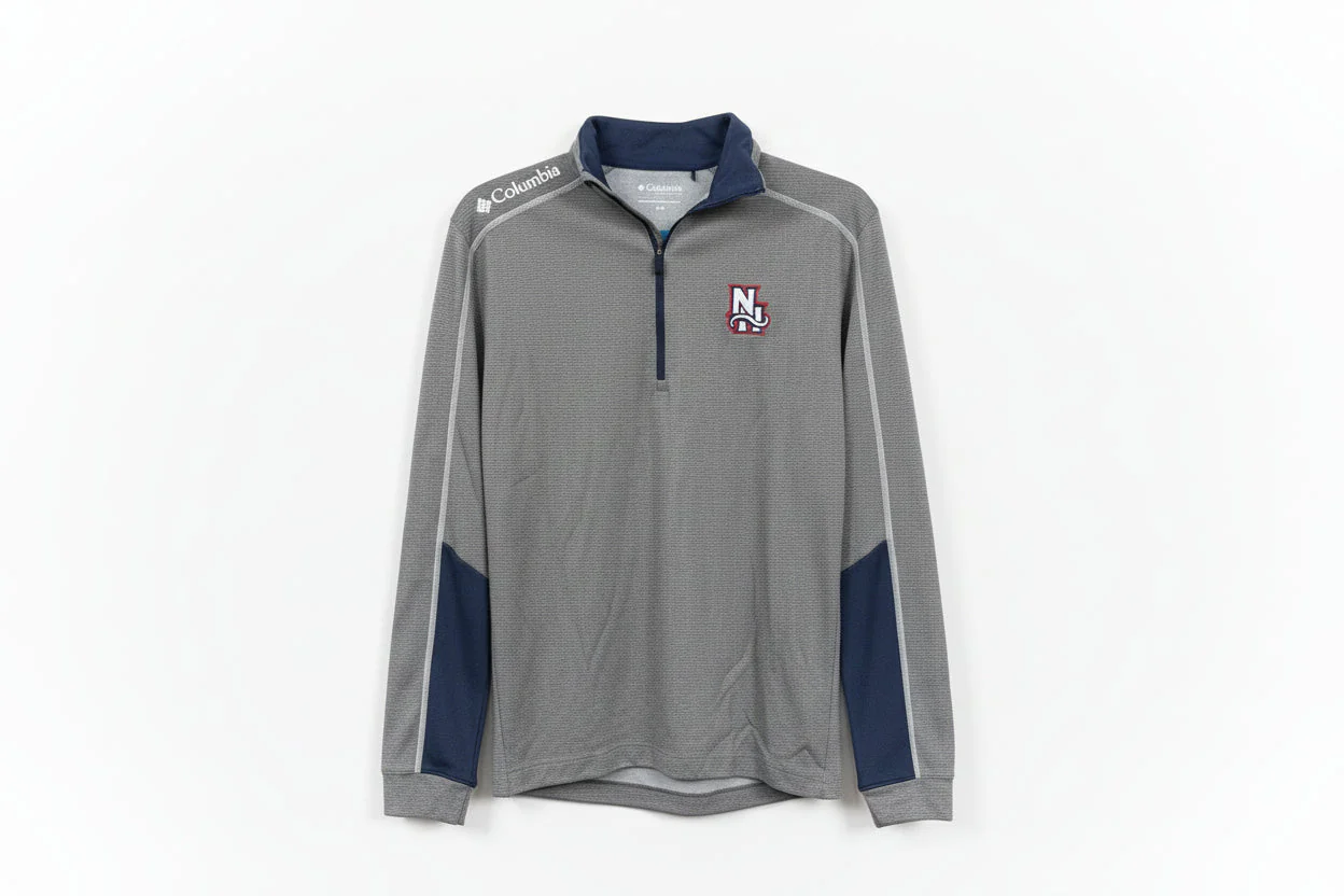 New Hampshire Fisher Cats Columbia Shotgun 1/4 Zip Gray