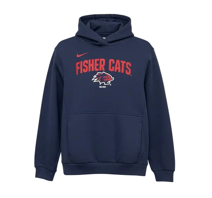 New Hampshire Fisher Cats Nike Kids Hoodie Navy