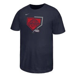 New Hampshire Fisher Cats Youth Nike Core Cotton T-Shirt Navy