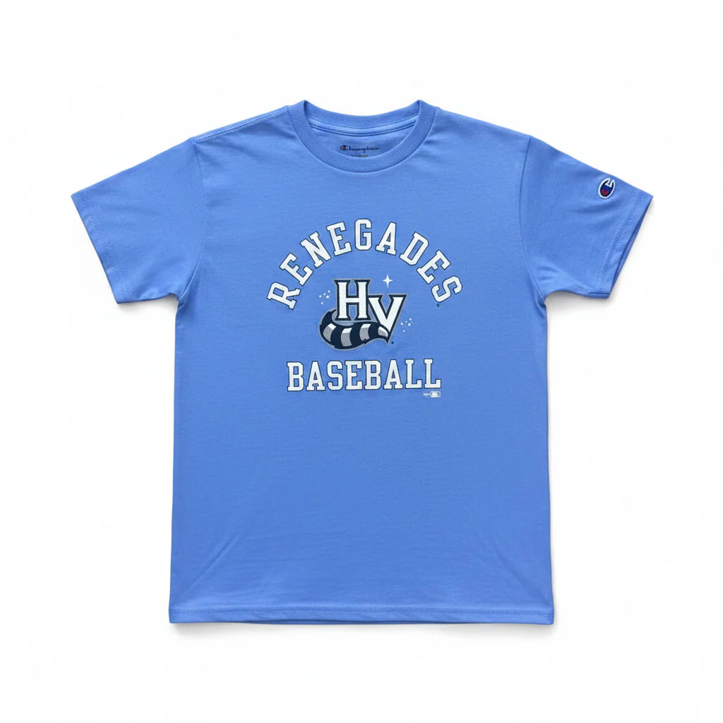 *NEW* HVR x Champion Youth Spark Stars Tee | Baby Blue
