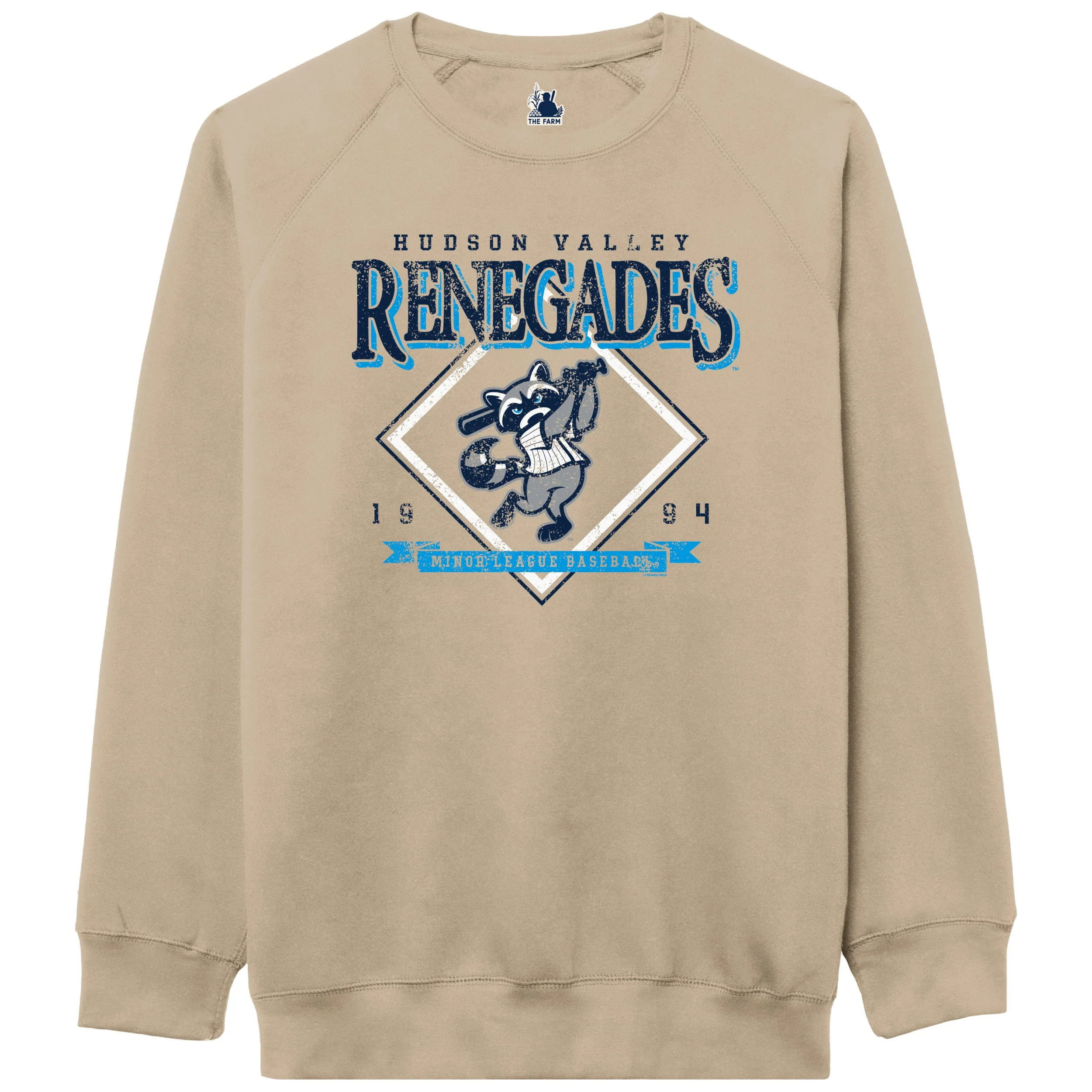 *NEW* HVR x The Farm Home Run Fleece Crewneck | Beige