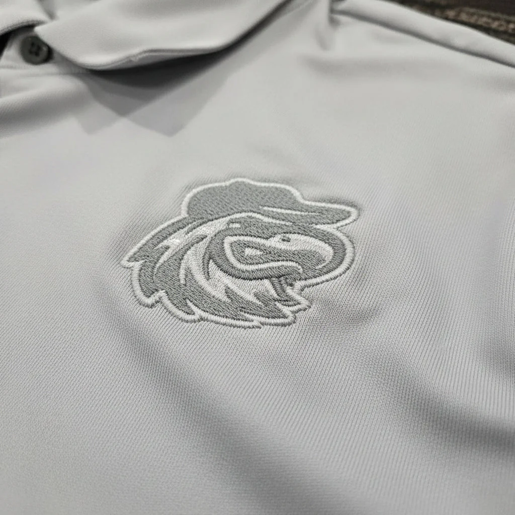 Nike Gray Minimalist Polo - Image 3