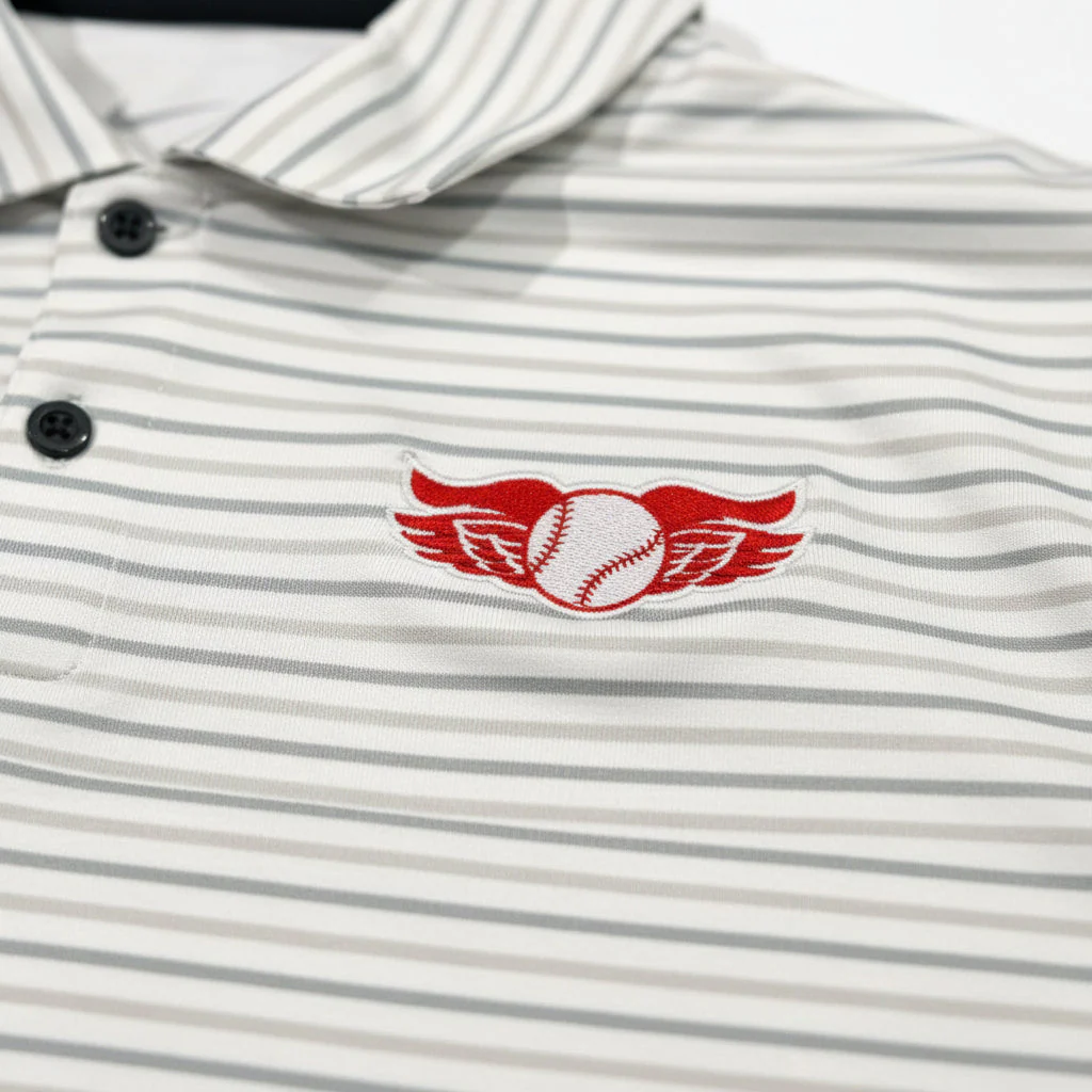 Nike Striped Throwback Polo - Image 3