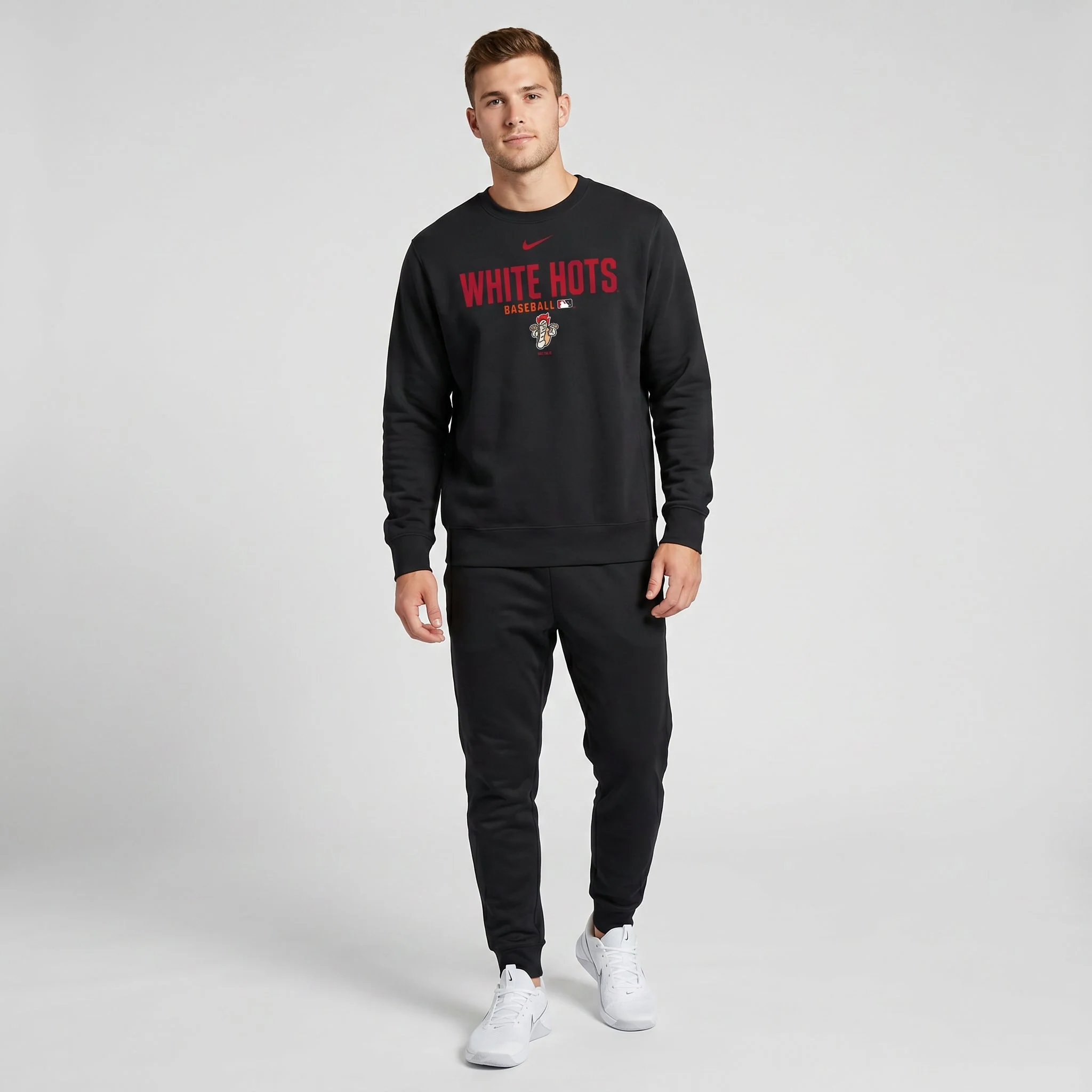 Nike White Hots Black Crewneck - Image 3