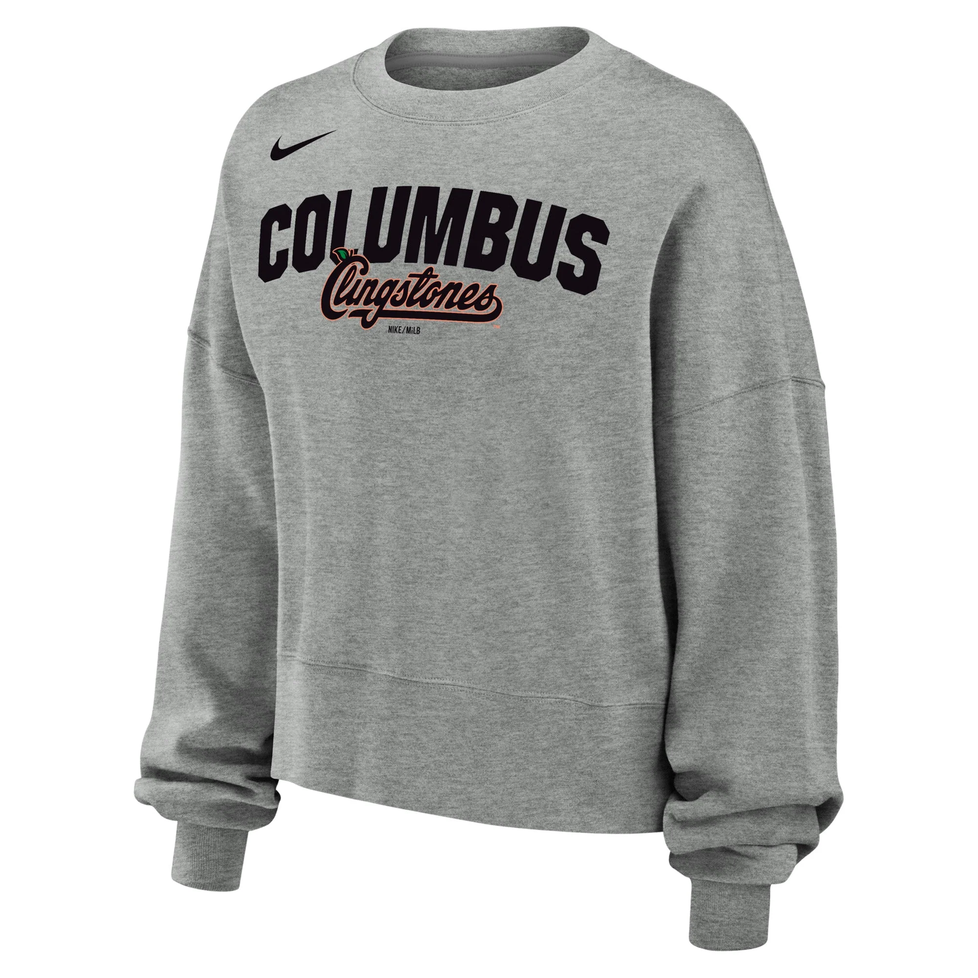 Nike Women's Phoenix Grey Fleece Crewneck