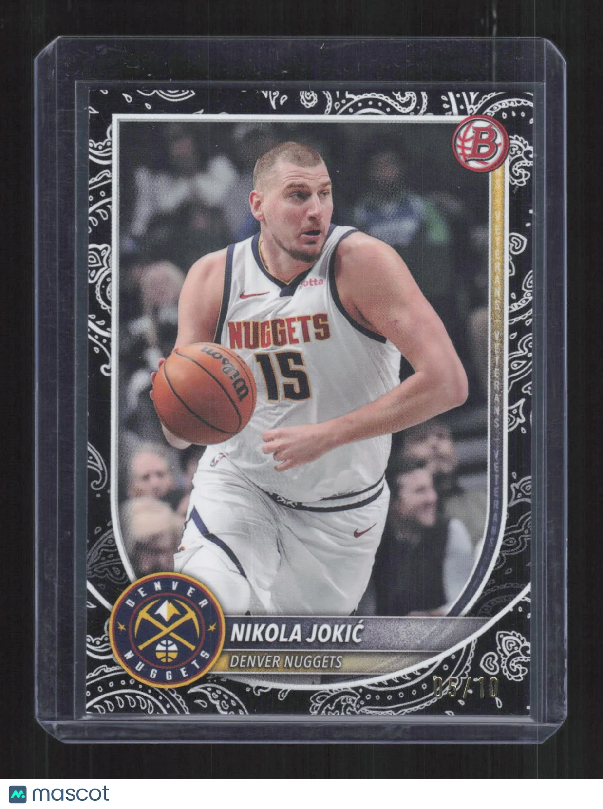 Nikola Jokić 2025 Topps Bowman Basketball #100 Black /10