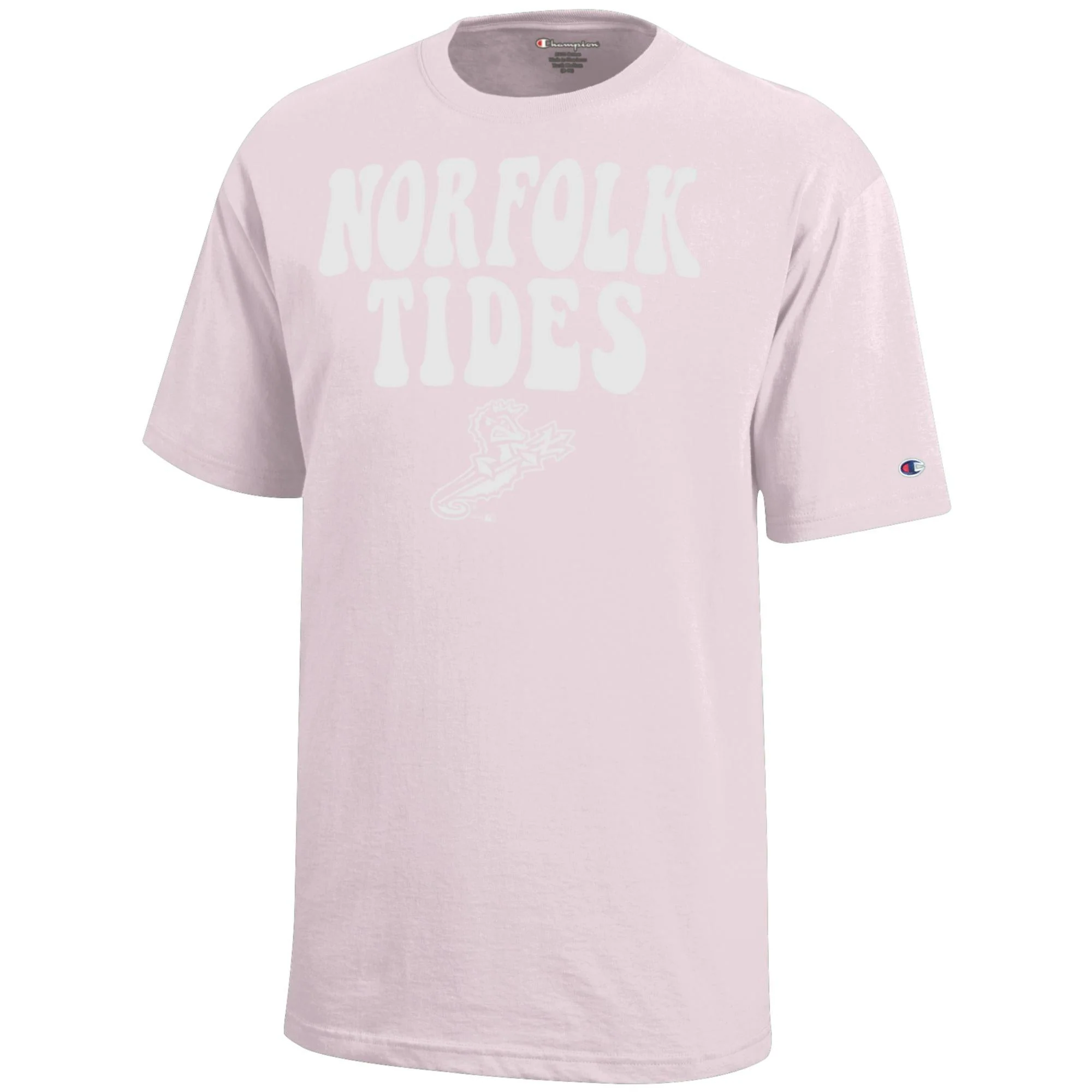 Norfolk Tides Basic Champion Pink Tee