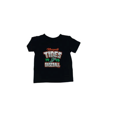 Norfolk Tides Bracing Black Infant T-Shirt