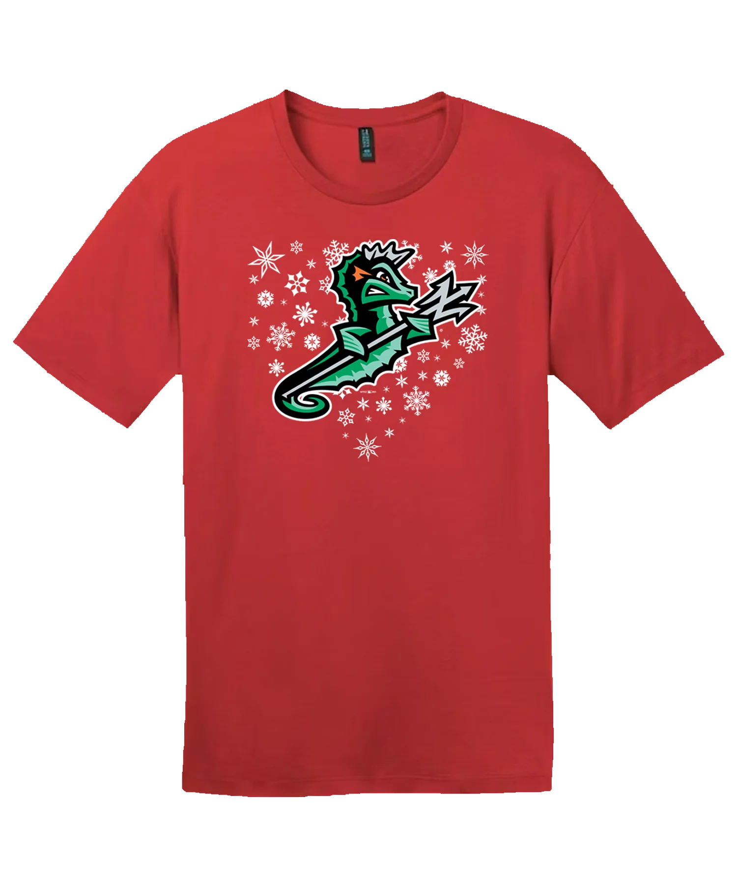 Norfolk Tides Holiday Snow Plate Like Home T-Shirt