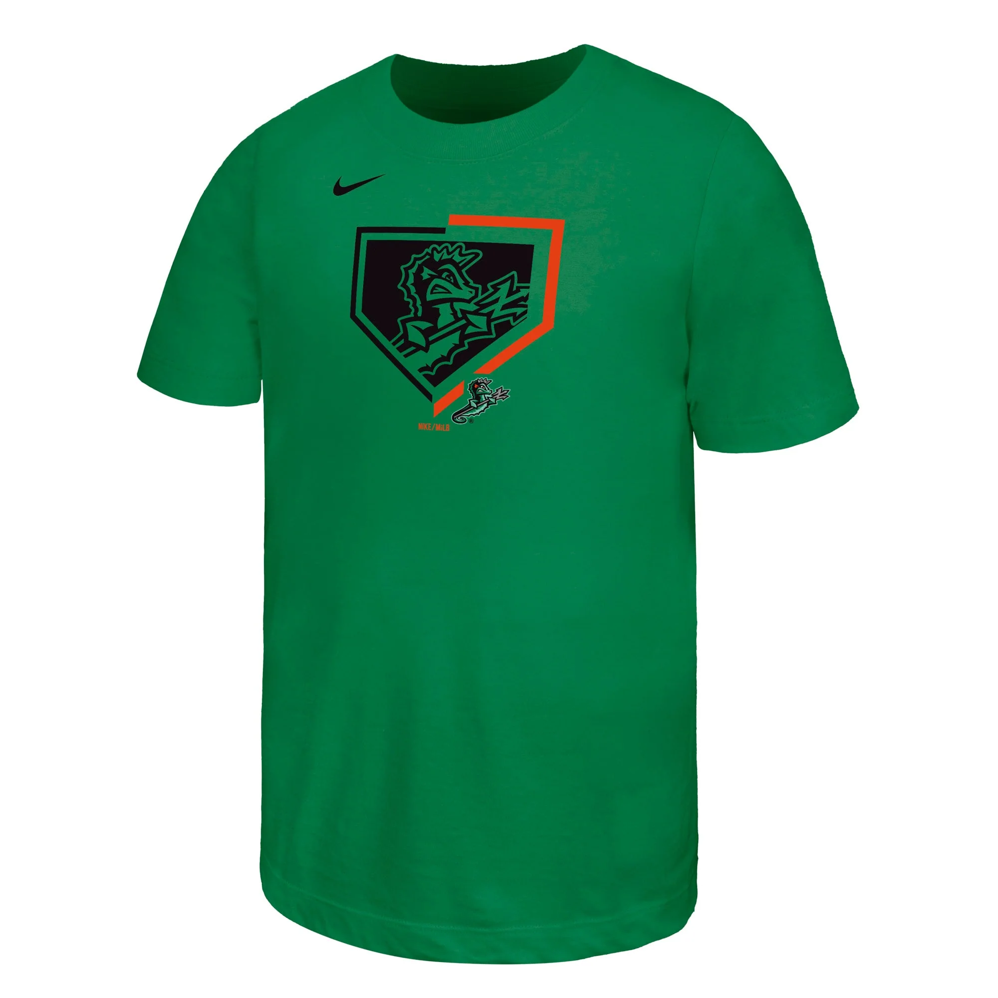 Norfolk Tides Nike Youth Green T-Shirt
