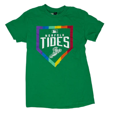Norfolk Tides Pride Homeplate T-Shirt