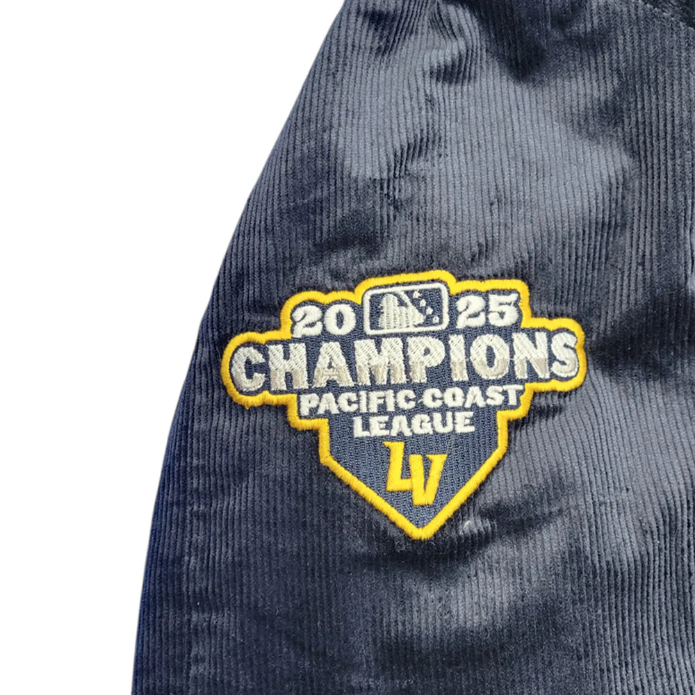 Official League Las Vegas Aviators 2025 PCL Champions Navy Corduroy Jacket - Image 3