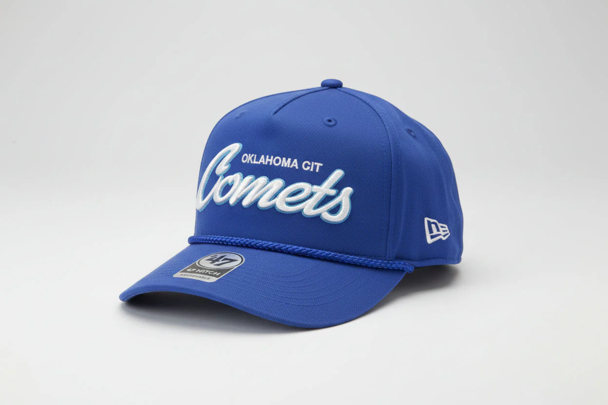 OKC Comets Blue Overhand Astro 47 Snapback Cap