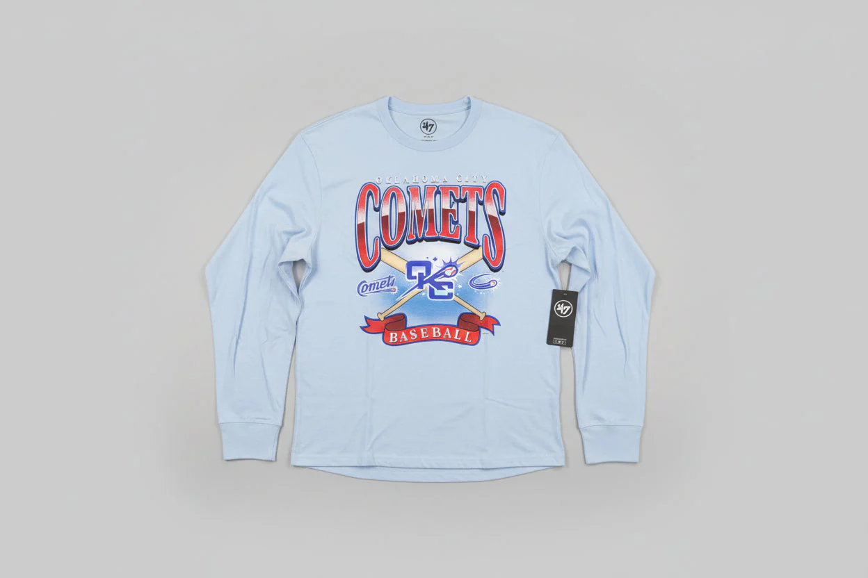 OKC Comets LB Home Bat LS Tee