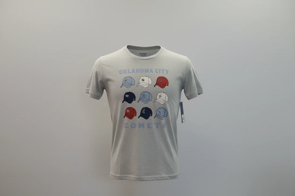 OKC Comets Youth Hat Grey Tee