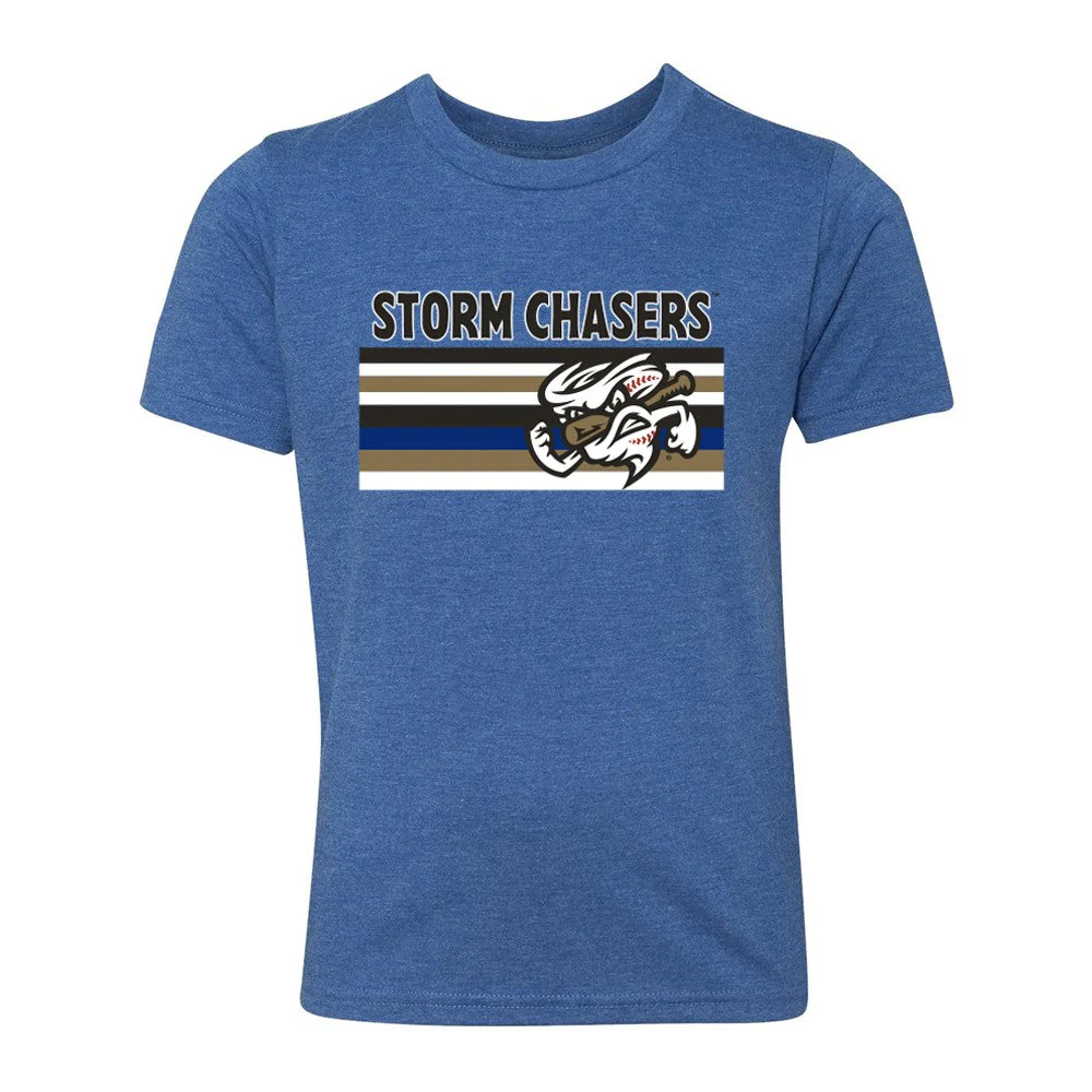 Omaha Storm Chasers Youth 108 Stitches Ovation Royal Tee