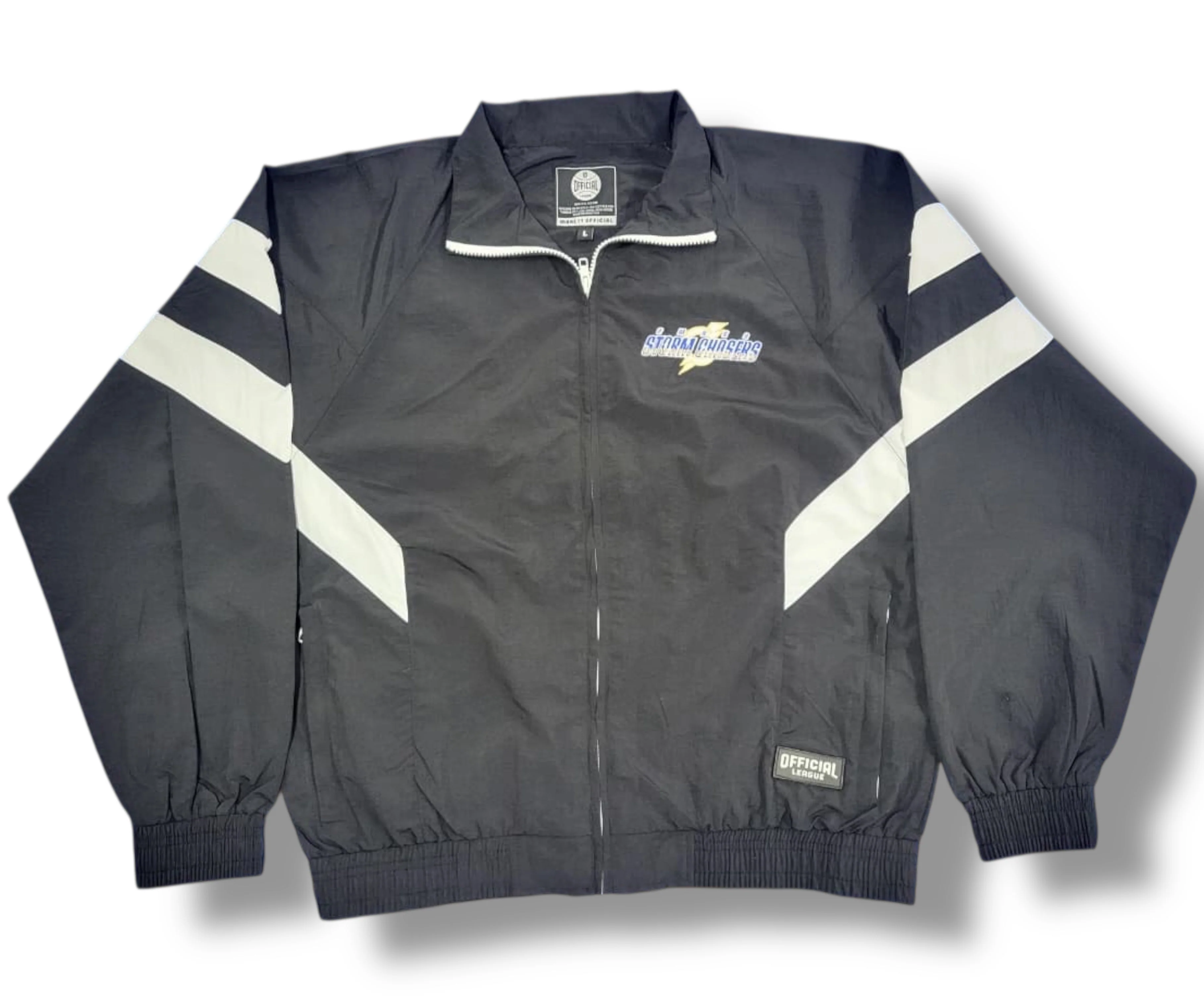 Omaha Storm Chasers Men's Official League Black Chute 2.0 Jacket - Image 4