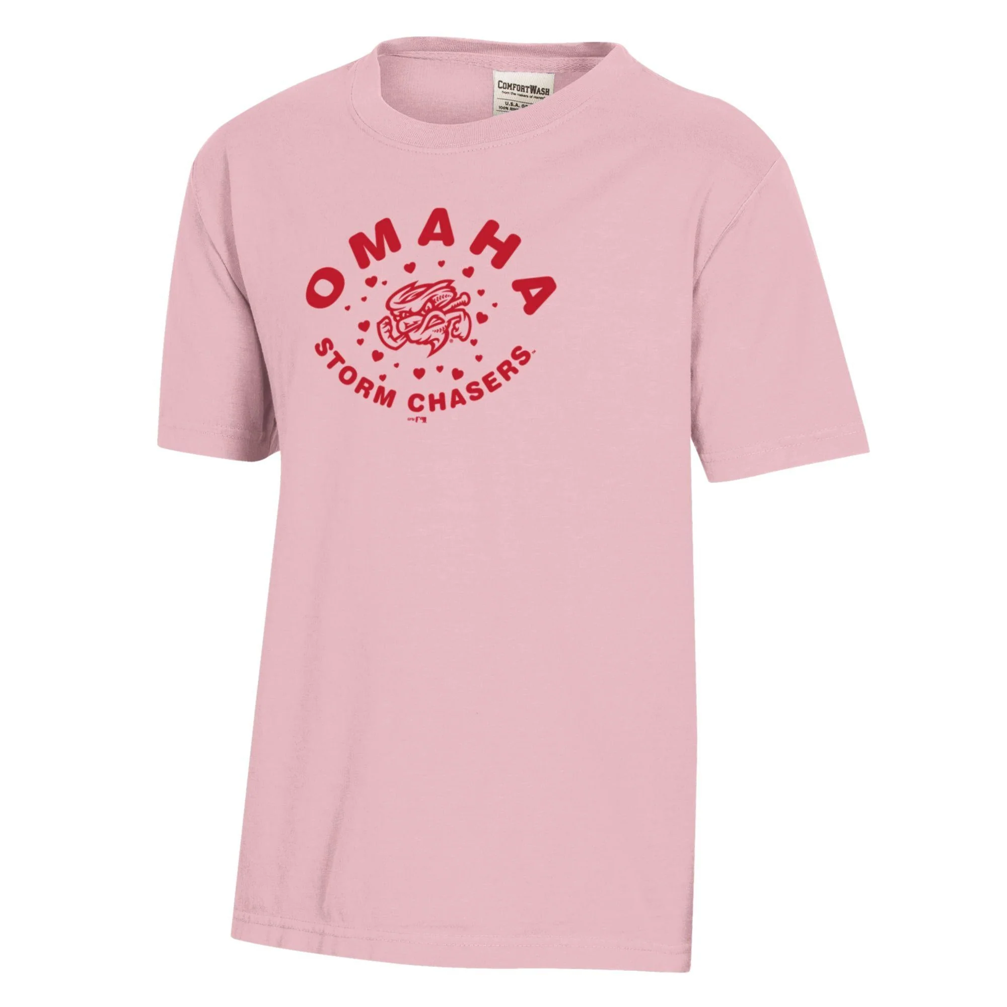 Omaha Storm Chasers Youth ComfortWash Cotton Candy Short Sleeve Tee