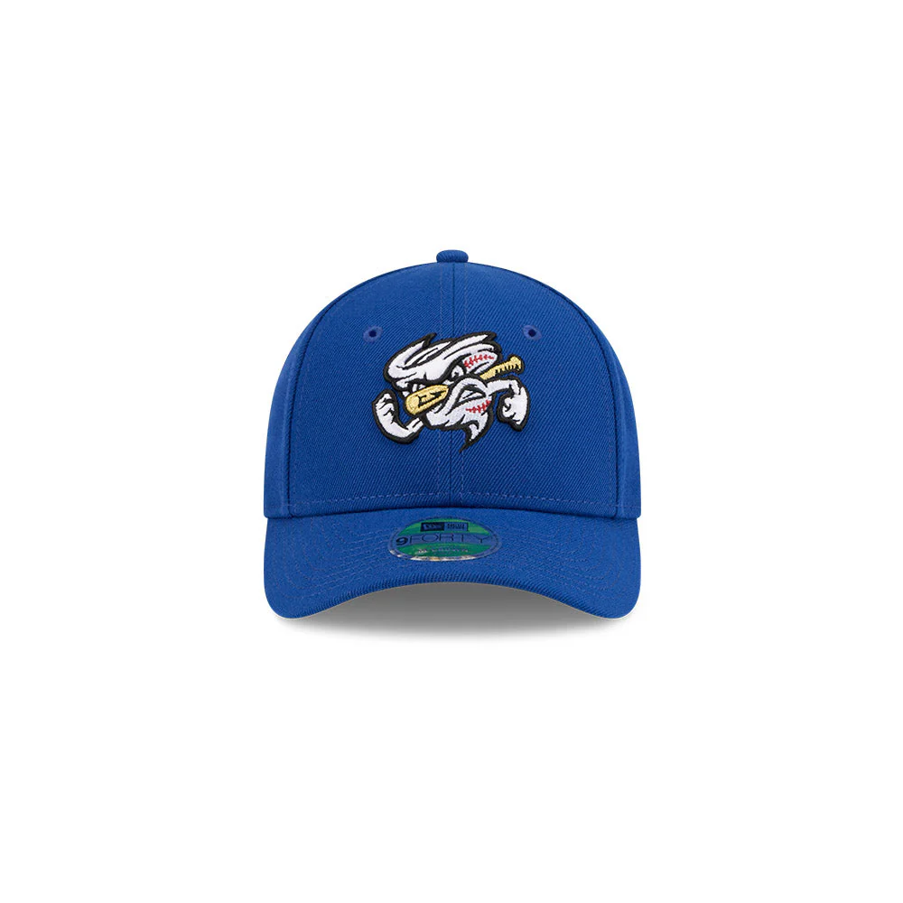 Omaha Storm Chasers New Era Youth 9Forty Home Royal Vortex M-Crown Cap - Image 2