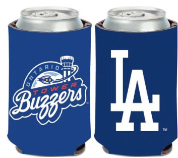 Ontario Tower Buzzers 12 oz Can Cooler x LA Dodgers