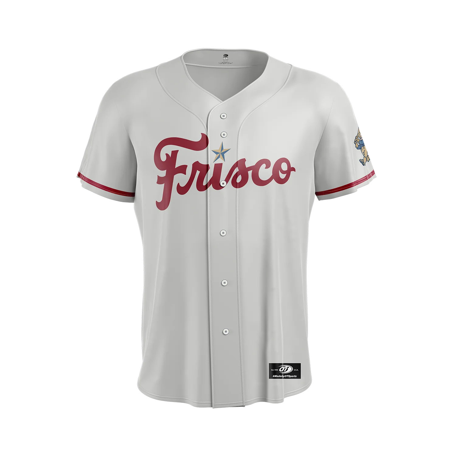 OT RoughRiders Adult Road Replica Jersey