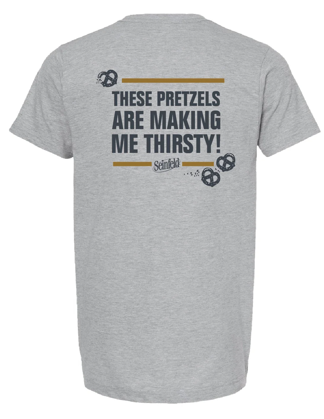 OT Sports Seinfeld Pretzel Adult T-Shirt - Image 2
