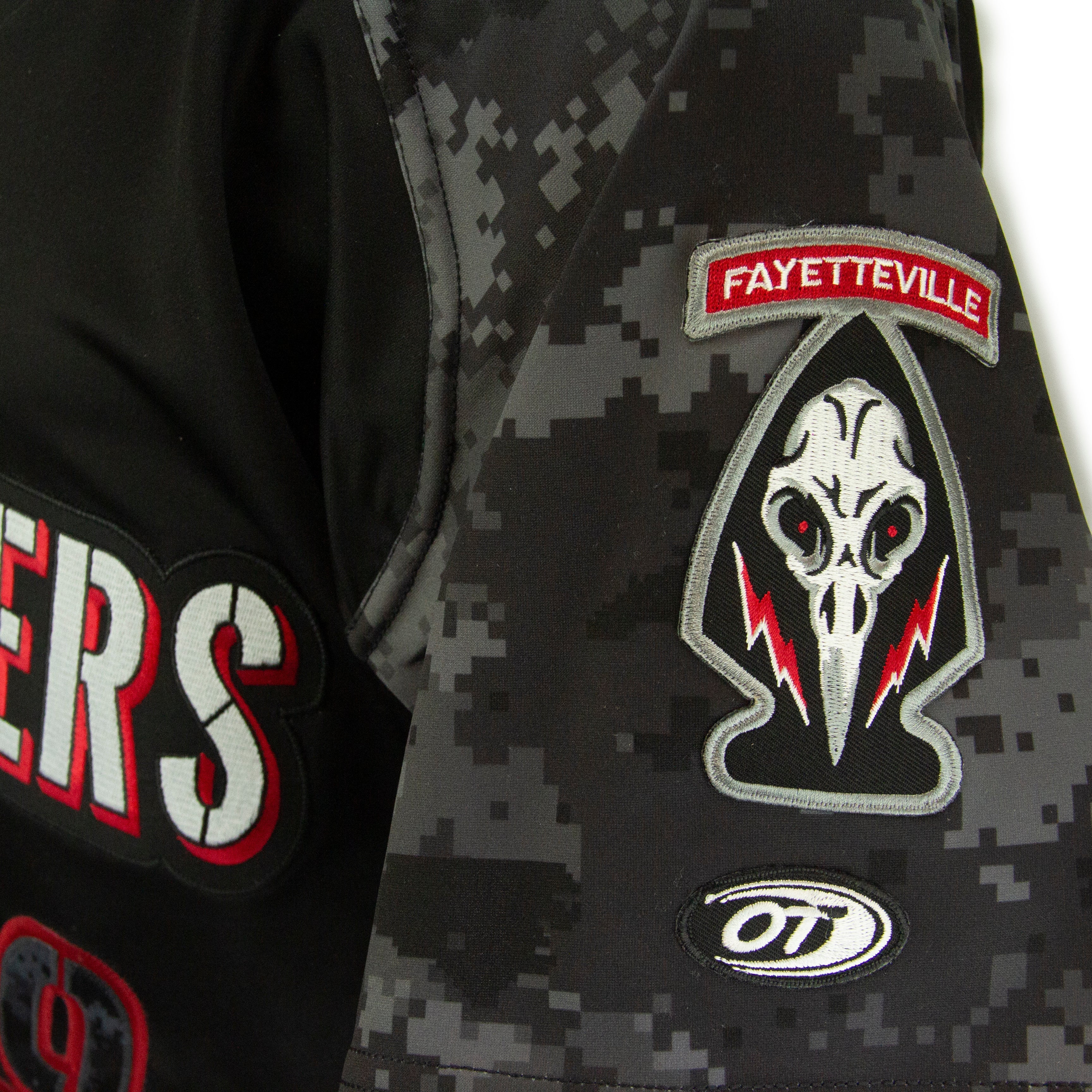 Fayetteville Woodpeckers OT Sports Youth Black Ops Replica Jersey - Image 4
