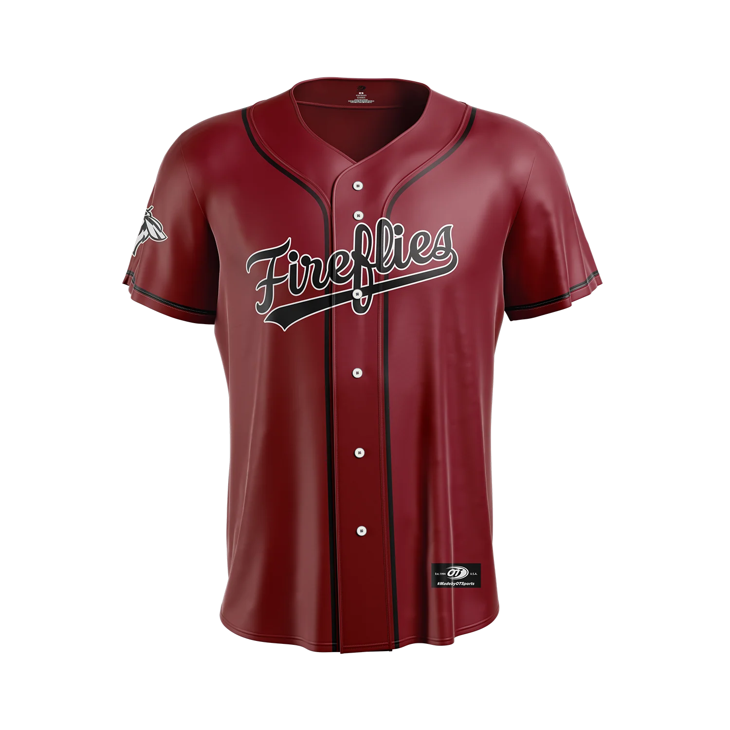 OTS Fireflies Bull Street Garnet Edition Jersey - Image 2