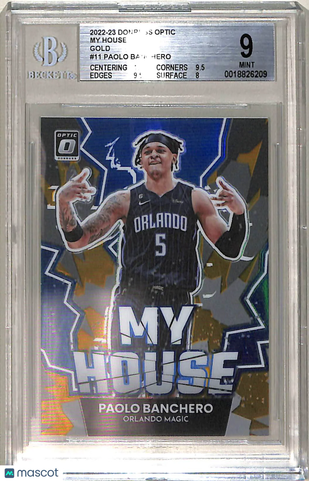 Paolo Banchero 2022 Donruss Optic My House Gold #