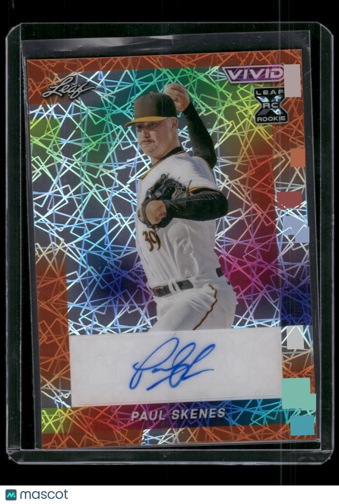 Paul Skenes 2023 Leaf Vivid #BA-PS1 Auto Rookie 1