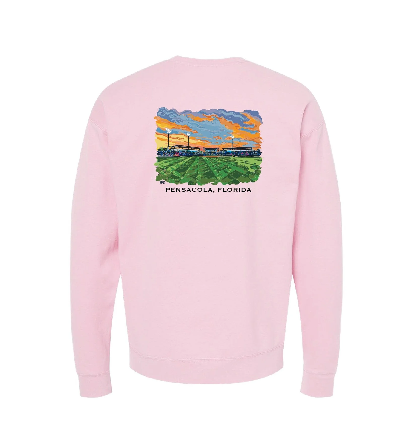 Pensacola Blue Wahoos 26OT Stadium Crewneck Storm Strikers - Image 2