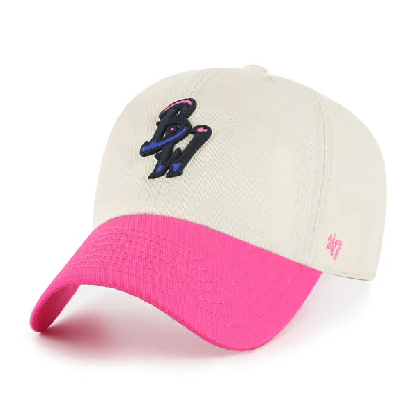 Pensacola Blue Wahoos '47 Bone Grandstand Clean Up Cap - Image 3