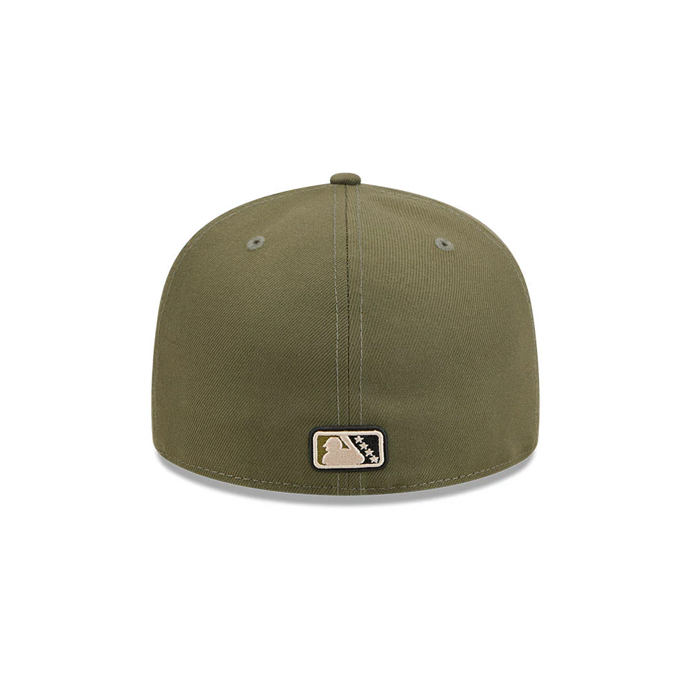 Pensacola Blue Wahoos New Era Olive 2026 Armed Forces Day 59FIFTY Fitted Hat - Image 3