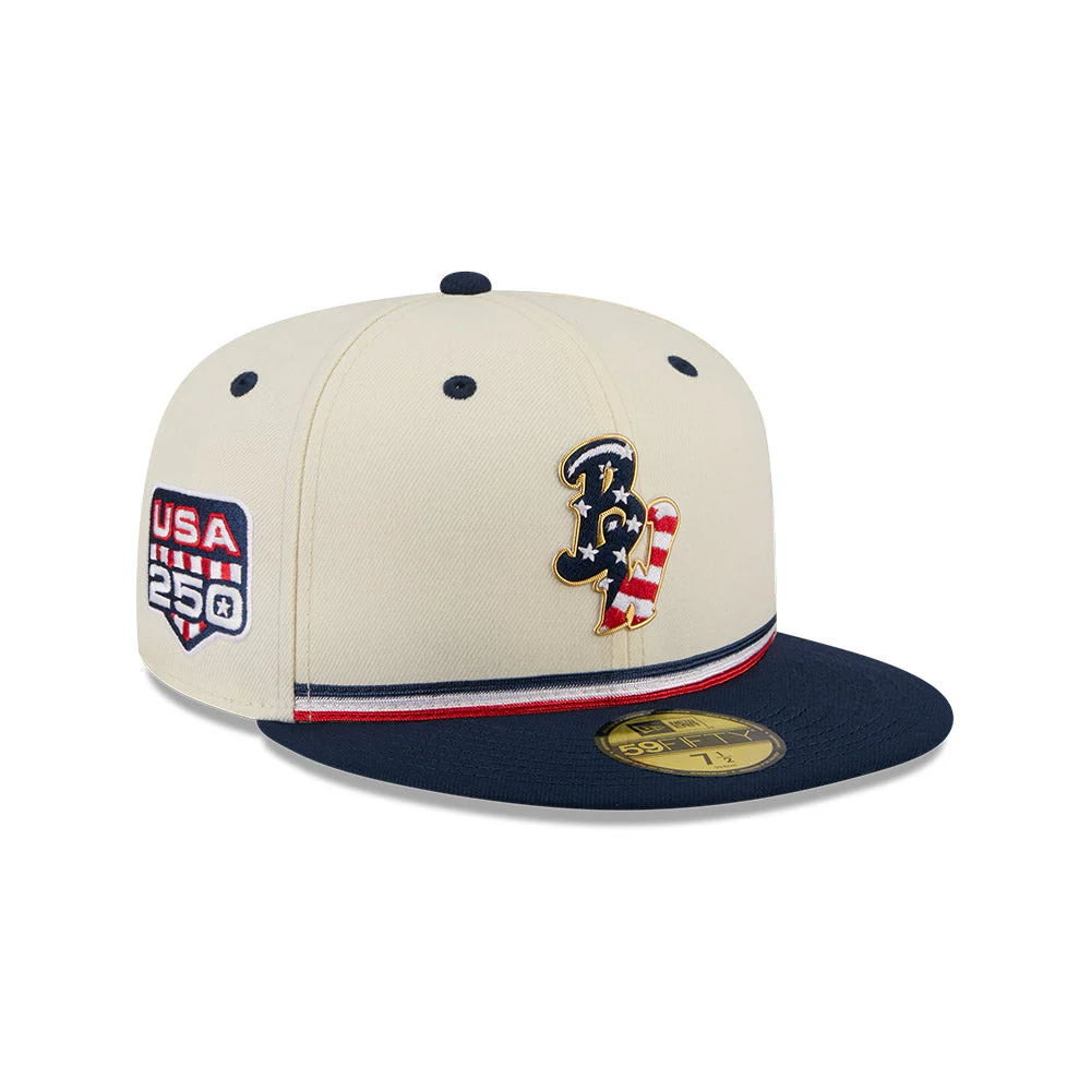 Pensacola Blue Wahoos New Era July 4th 5950 - Image 2