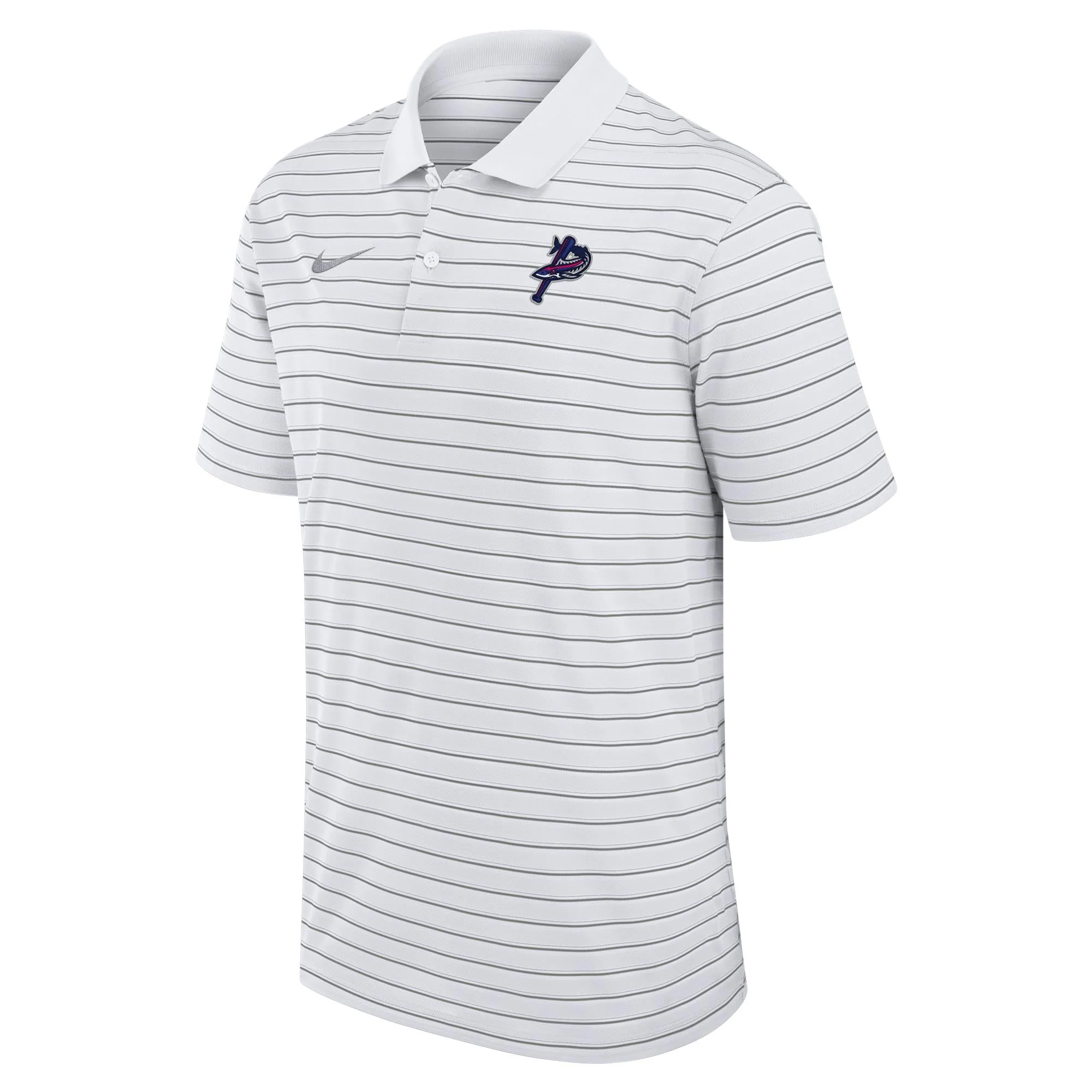 Pensacola Blue Wahoos Nike Victory Stripe Polo