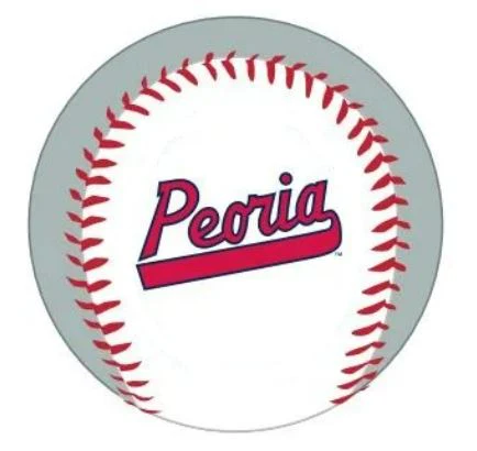 Peoria Chiefs Silver Metallic Baseball